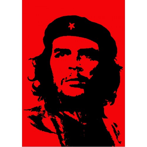 CHE GUEVARA RED AND BLACK