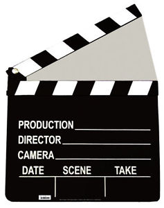 Movie Film Clapper Board Lifesize Standup Standee Cardboard Cutout ...
