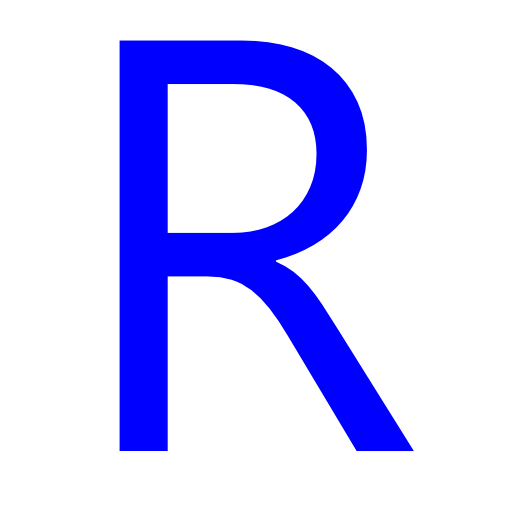 Free blue letter R icon - Download blue letter R icon