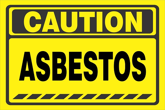 Caution Asbestos Sign