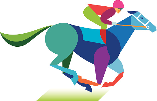 Horse Racing Clip Art, Vector Images & Illustrations