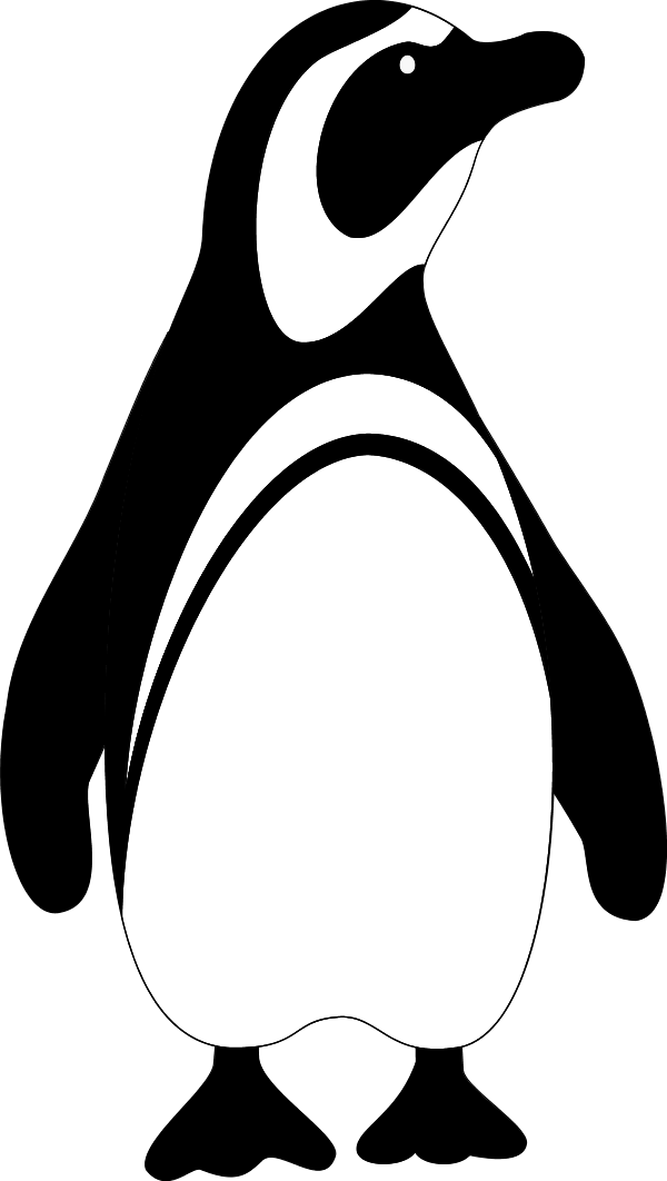 Tux Penguin Line Art - ClipArt Best