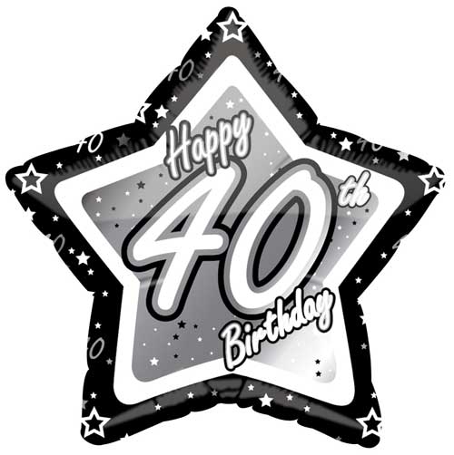 Happy 40th Birthday Clipart