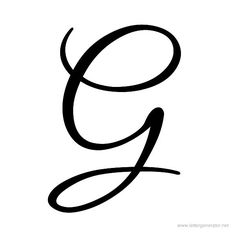 Letter g and Letters