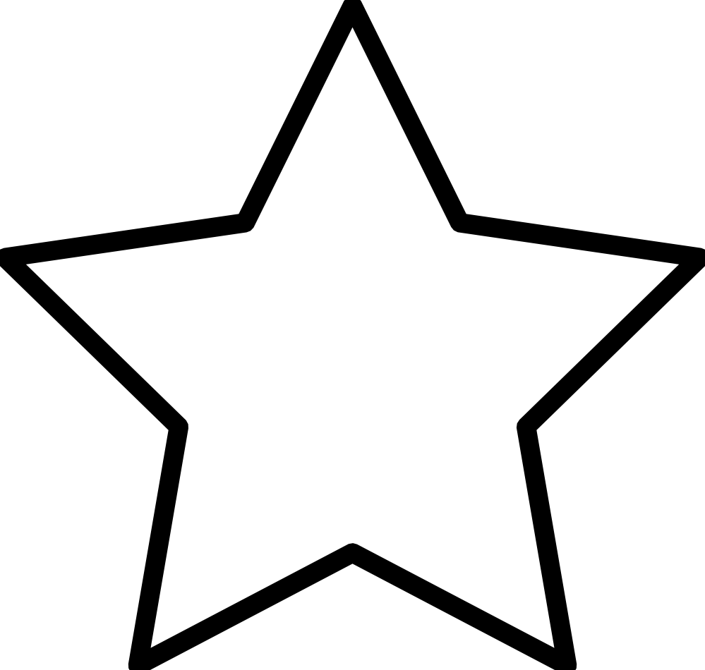 Black star clip art