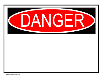 5 Best Images of Free Printable Danger Signs - Danger Do Not Enter ...