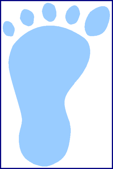 Baby Footprint Template Printable Clipart - Free to use Clip Art ...