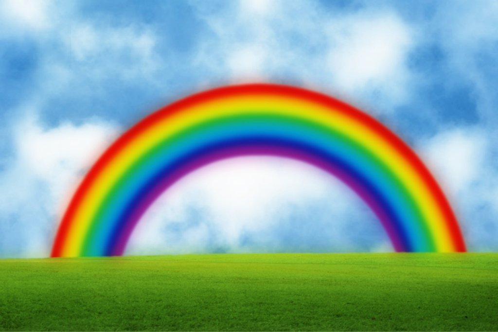 rainbow background clipart - photo #23