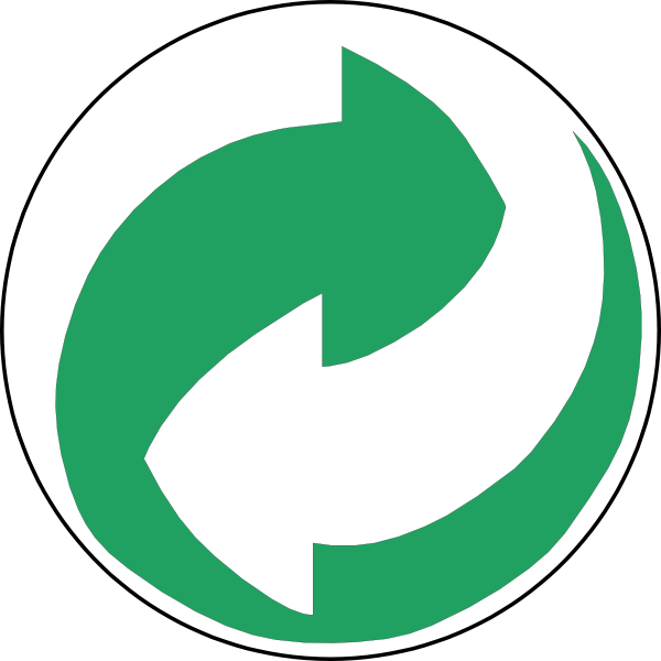 Recycling Symbol Green clip art - vector clip art online, royalty ...