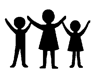 People Clip Art - Black Silhouettes - Free People Clip Art