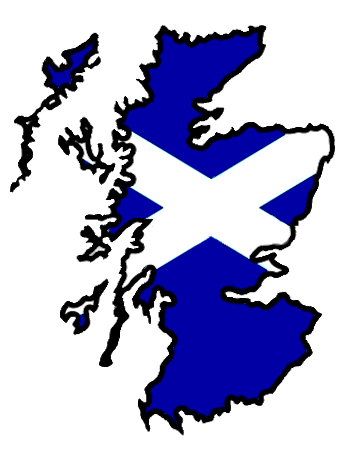 Flag of scotland clipart