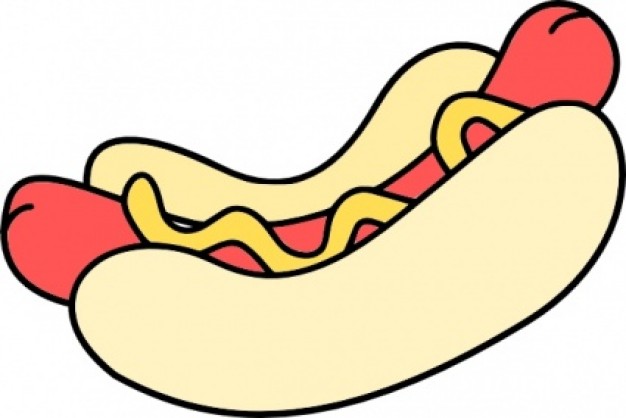 Hotdog Sandwitch clip art | Download free Vector