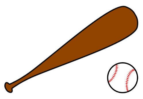 Baseball Bats Clipart