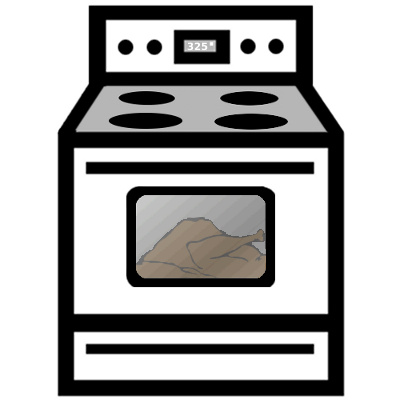 Images For > Oven Clipart Black And White