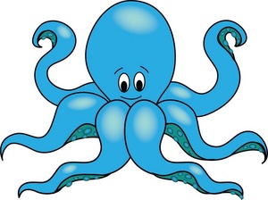 Octopus clipart animation