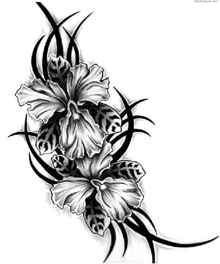 Tribal Flower Tattoos | Tribal ...