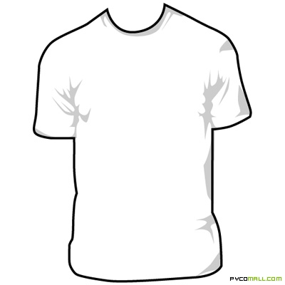 Best Photos of T-Shirt Outline Template Blank - White T-Shirt ...