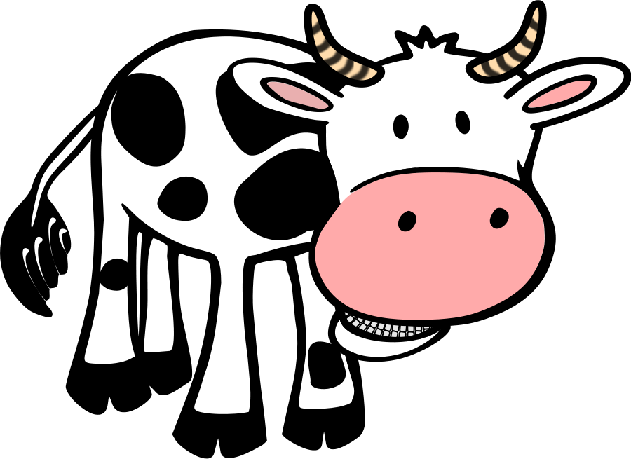 Chewing cow Clipart, vector clip art online, royalty free design ...