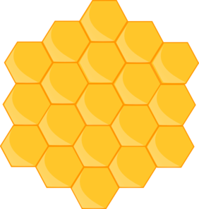 Bees Honeycomb Clip Art | Woning Ontwerp Voorbeelden