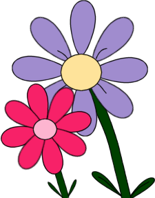 Pink Flower With Stem Clipart - Free Clipart Images