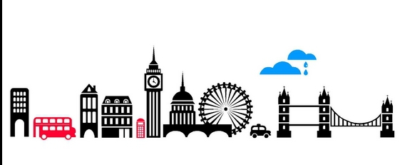 Aliexpress.com : Buy London Skyline Wall Sticker City Skyline ...