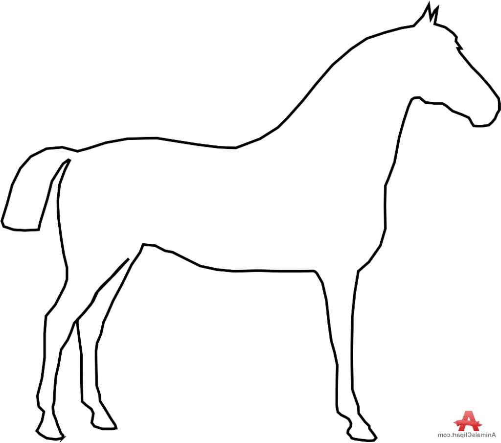 Simple Horse Drawing - Drawing