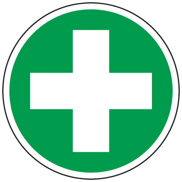 First Aid Symbol 50mm Decal