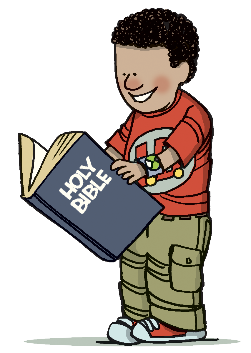 Children Reading The Bible Clipart - Free Clipart ...