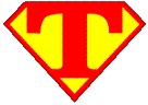 Superman T-Shirt Logo I Buchstabe T | E-Comic