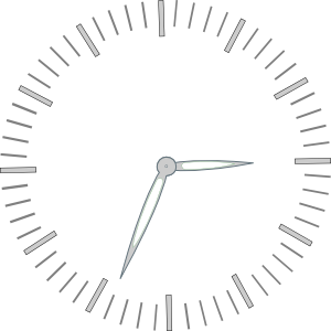 Clock Graduiation Minutes Clip Art - vector clip art ...