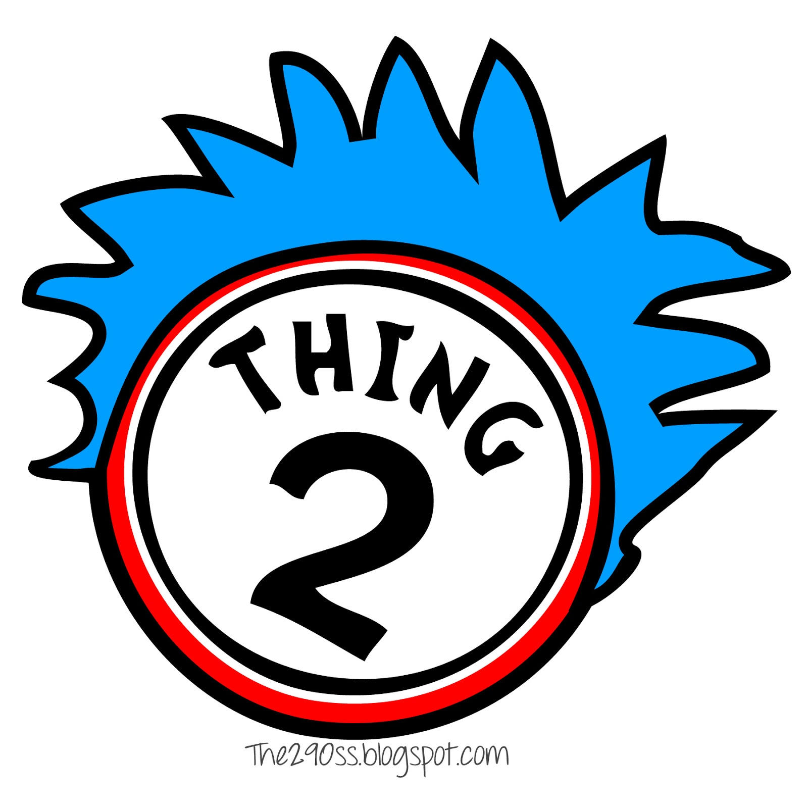 Thing 1 Printable Image ClipArt Best Thing 1 Printable Image ClipArt Best