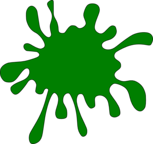 Green Ink Spot Clip Art - vector clip art online ...