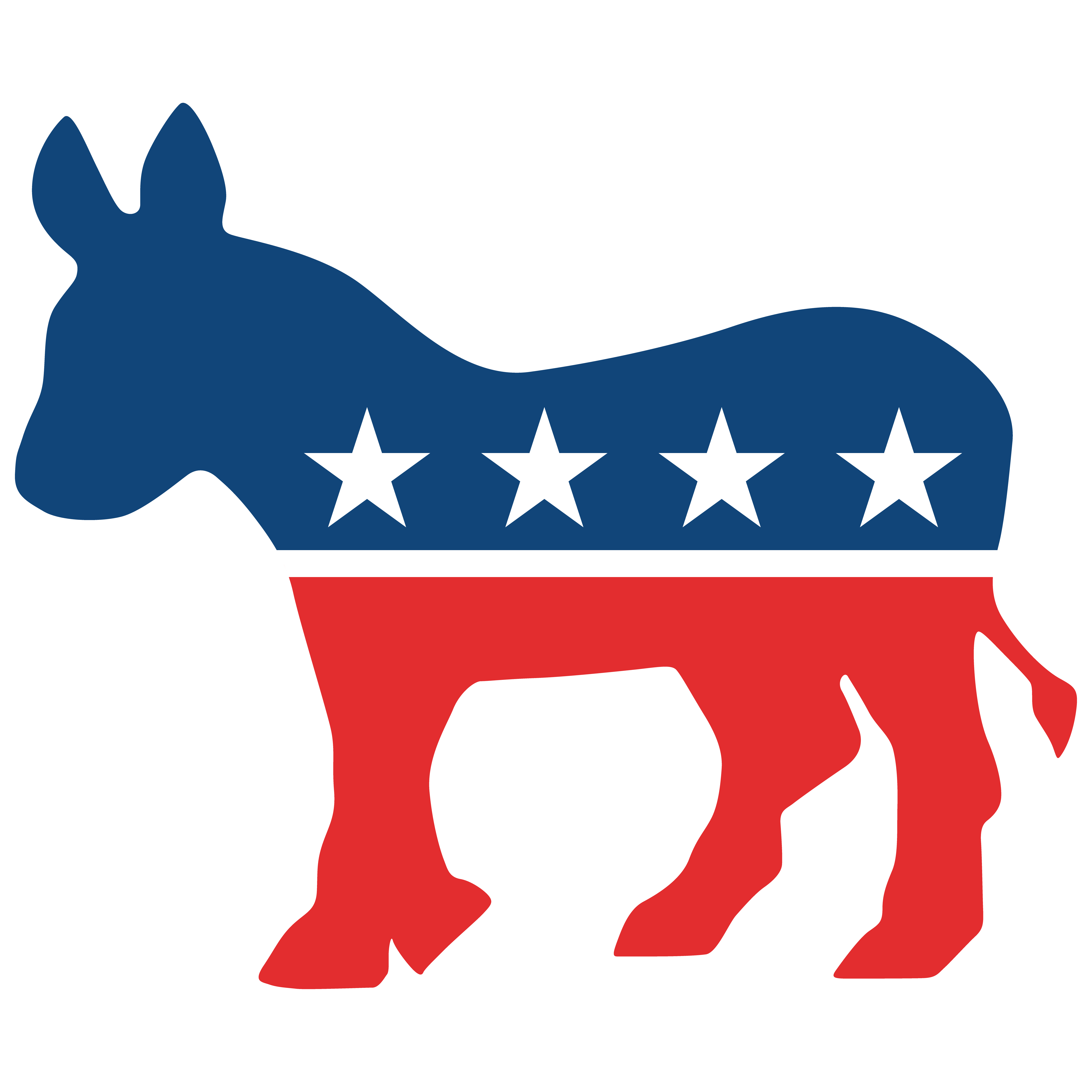 Images For > Democratic Donkey Logo Vector