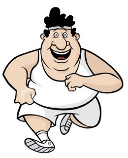 Fat people clipart