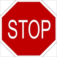 Stop Sign Font - ClipArt Best