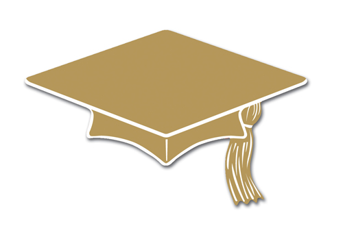Graduation Cap Cutouts - ClipArt Best