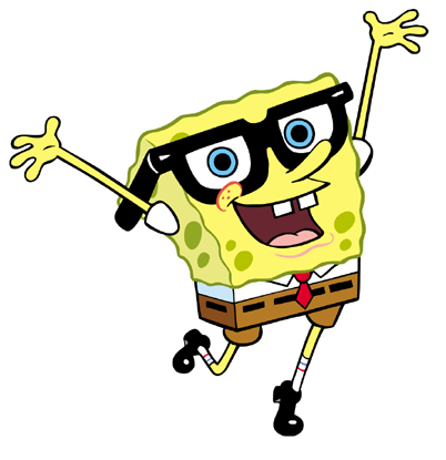 Spongebob Drawings With Glasses - ClipArt Best