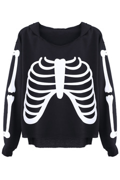 SKELETON RIB CAGE SWEATER on The Hunt