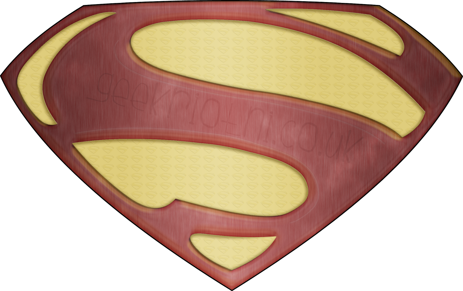 Superman Shield Template