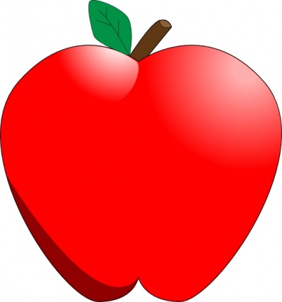 Red Green Apple Food Fruit Apples Cartoon Fruits vector, free ...