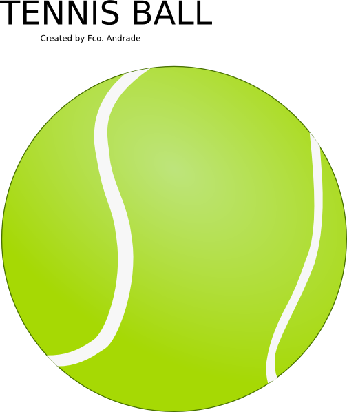 Tennis Ball Clip Art - vector clip art online ...