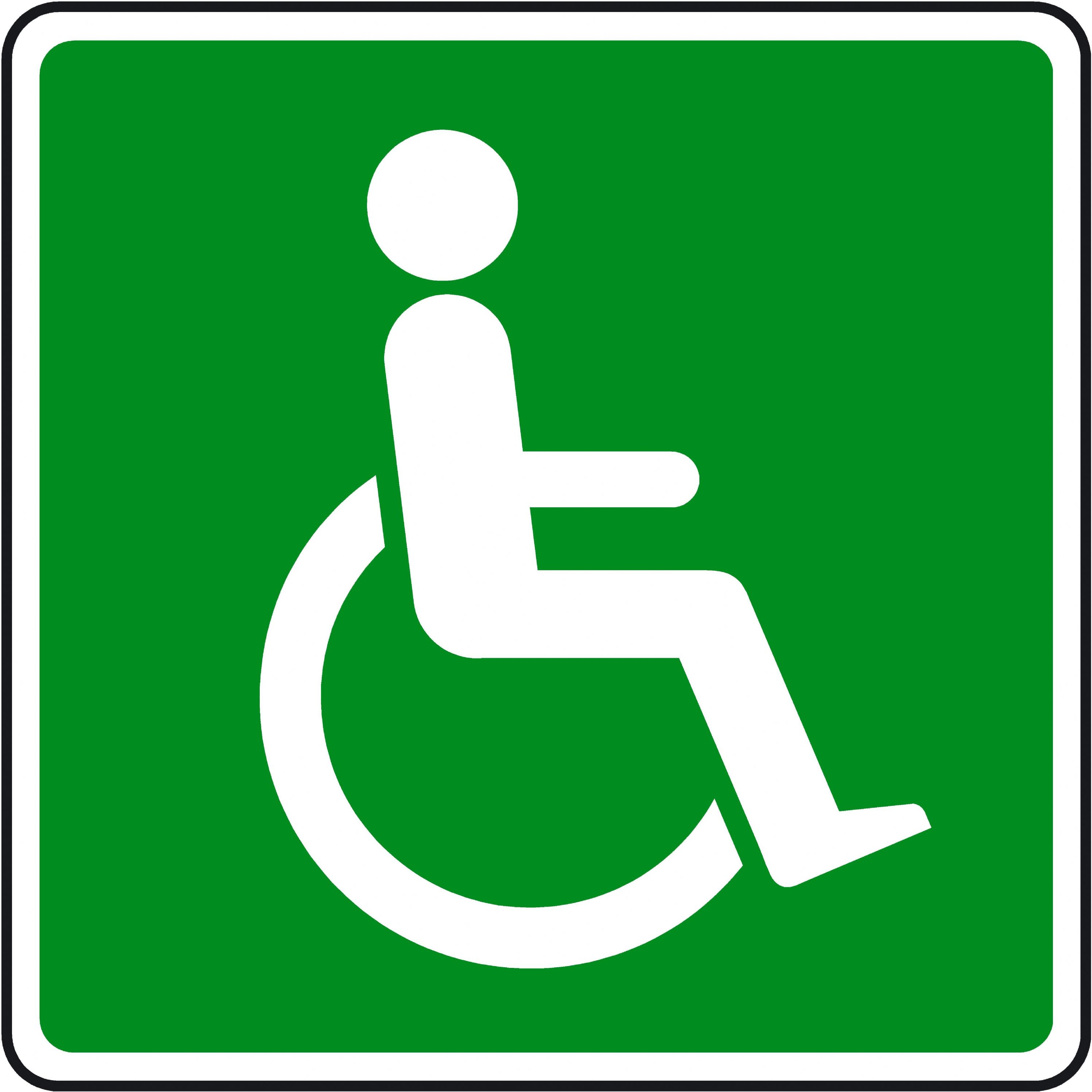 DDA Disabled Wheelchair Symbol 400x400mm