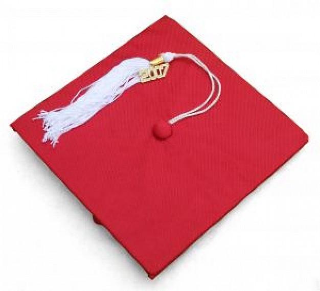 free red graduation cap clipart - photo #18