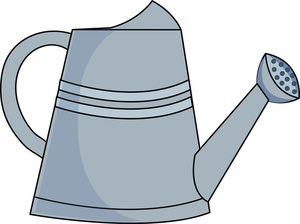 Pretty Watering Can Clipart