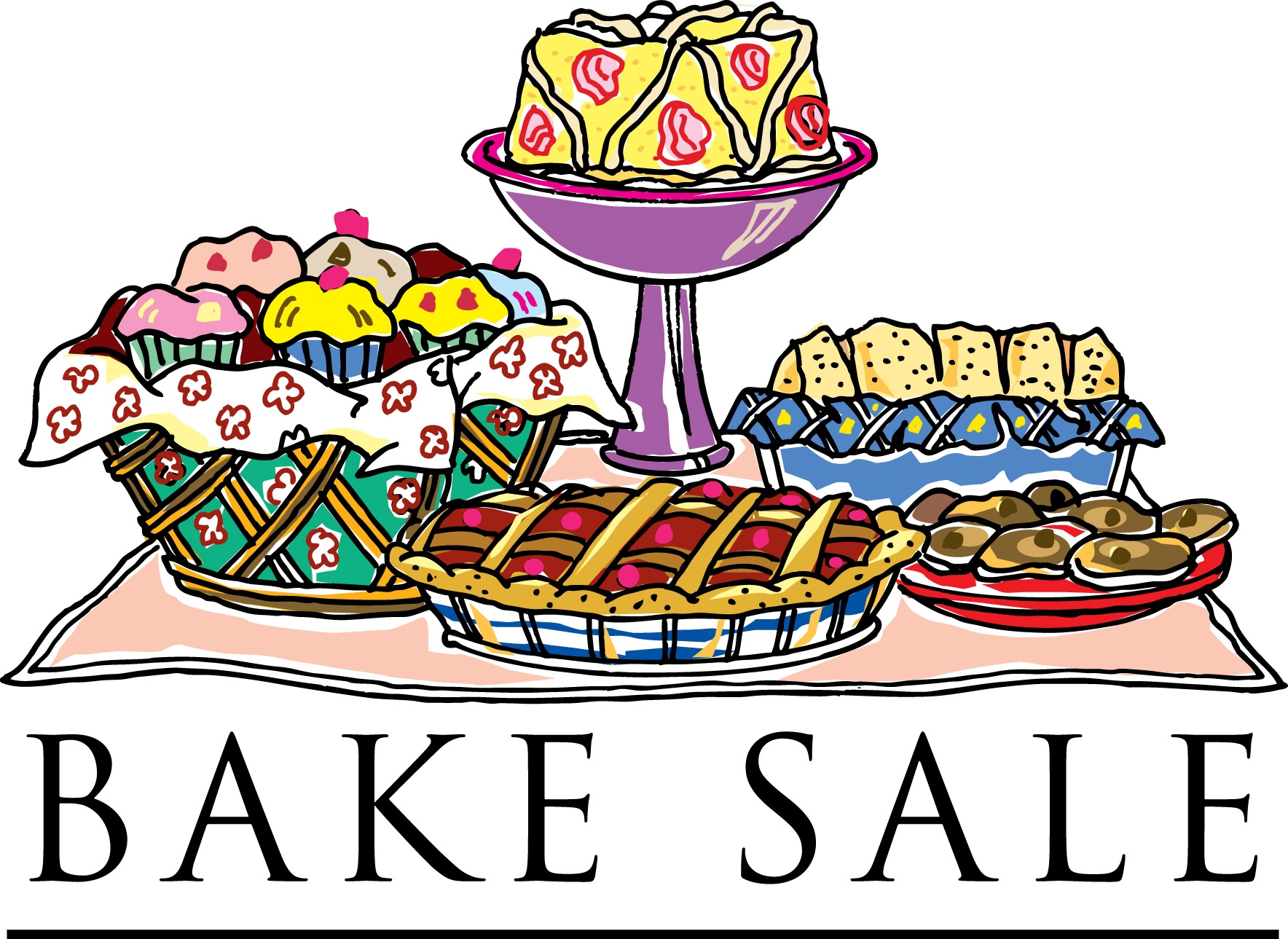 Free Clipart Bake Sale Items