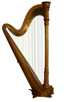 Free clipart harp