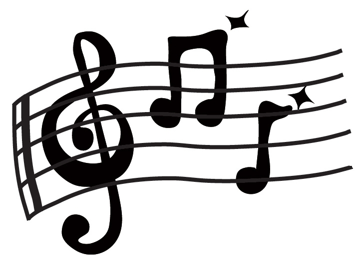 Musical note symbol clip art