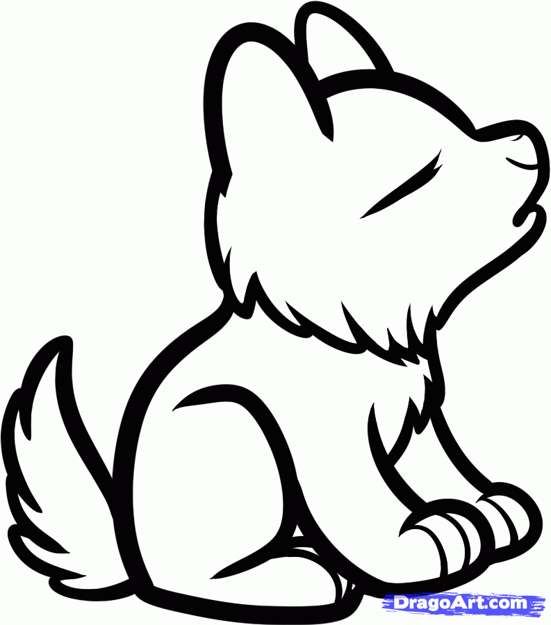 Easy Wolf Drawing - ClipArt Best | Idei pentru acasÄ? | Pinterest