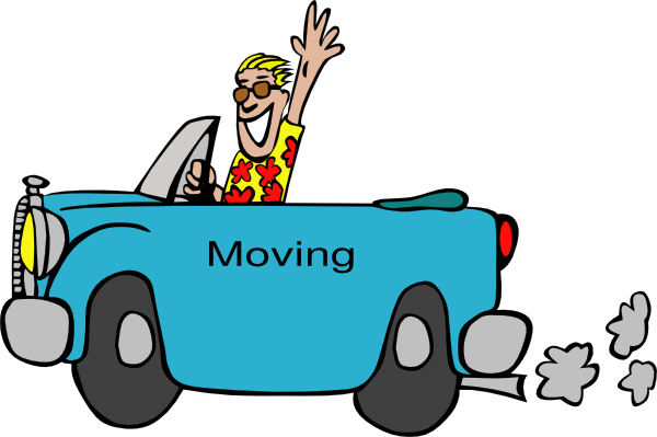 Moving animations clipart