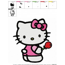 499 views Hello Kitty Embroidery Designs